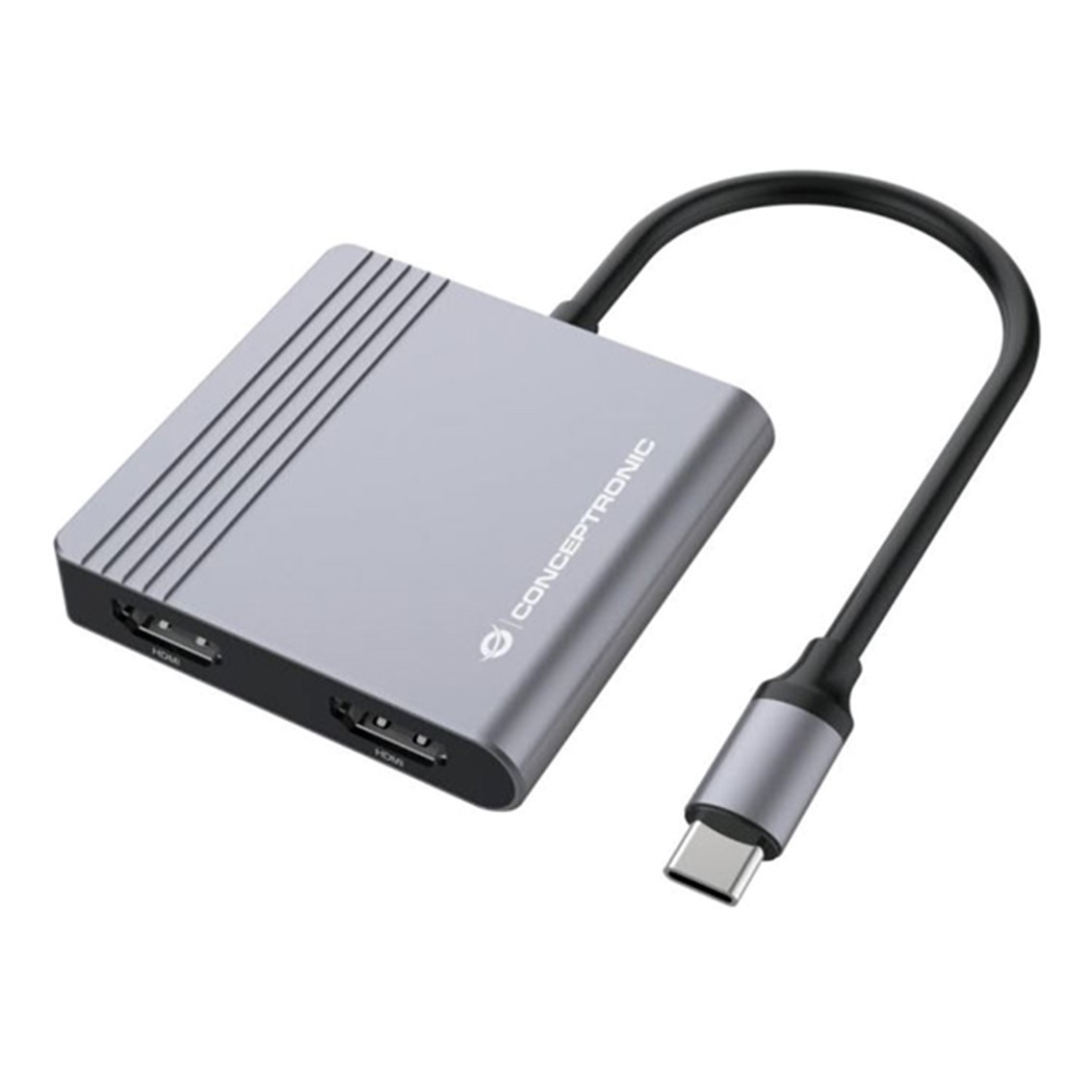 HUB USB TIPO C CONCEPTRONIC DONN13G 2 X HDMI / 1 X USB 3.0 / 1 X USB TIPO C