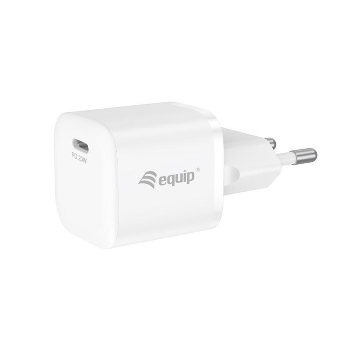 PACK 25 UNIDADES CARGADOR DE PARED EQUIP 245530 PD 1 X USB TIPO C / 20W / CARGA RAPIDA
