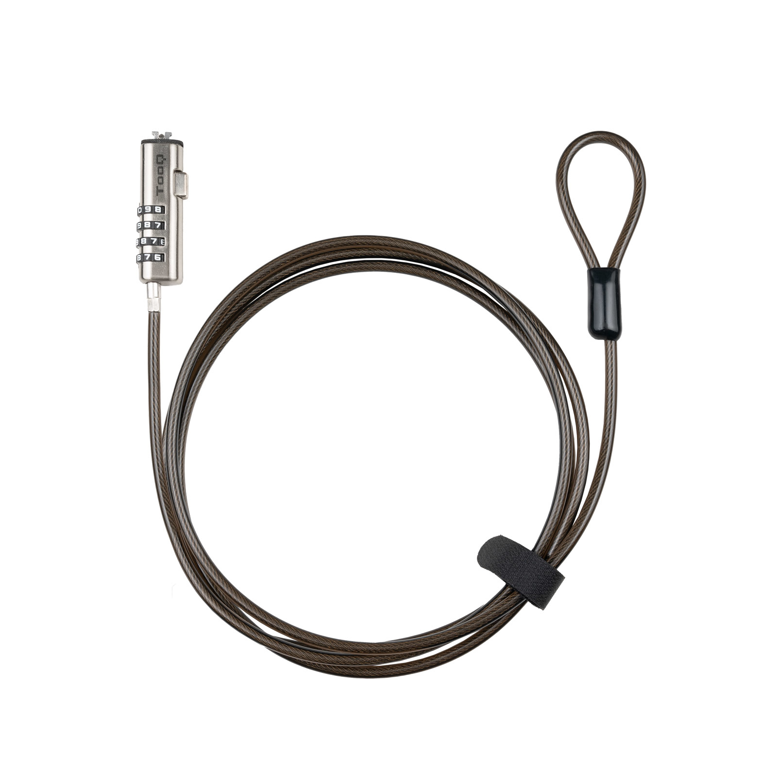 CABLE SEGURIDAD TIPO NANO TOOQ CON COMBINACION PARA PORTATIL 1.5M