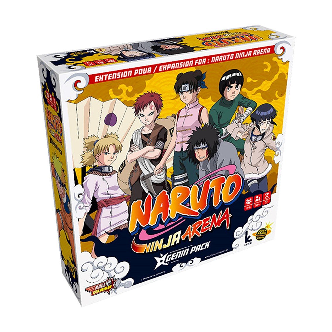 JUEGO DE MESA NARUTO NINJA ARENA GENIN PACK EDAD RECOMENDADA 10 AÑOS (INGLES)