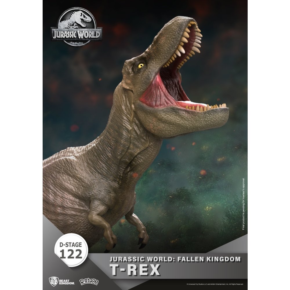 FIGURA BEAST KINGDOM DSTAGE JURASSIC WORLD EL REINO CAIDO T-REX
