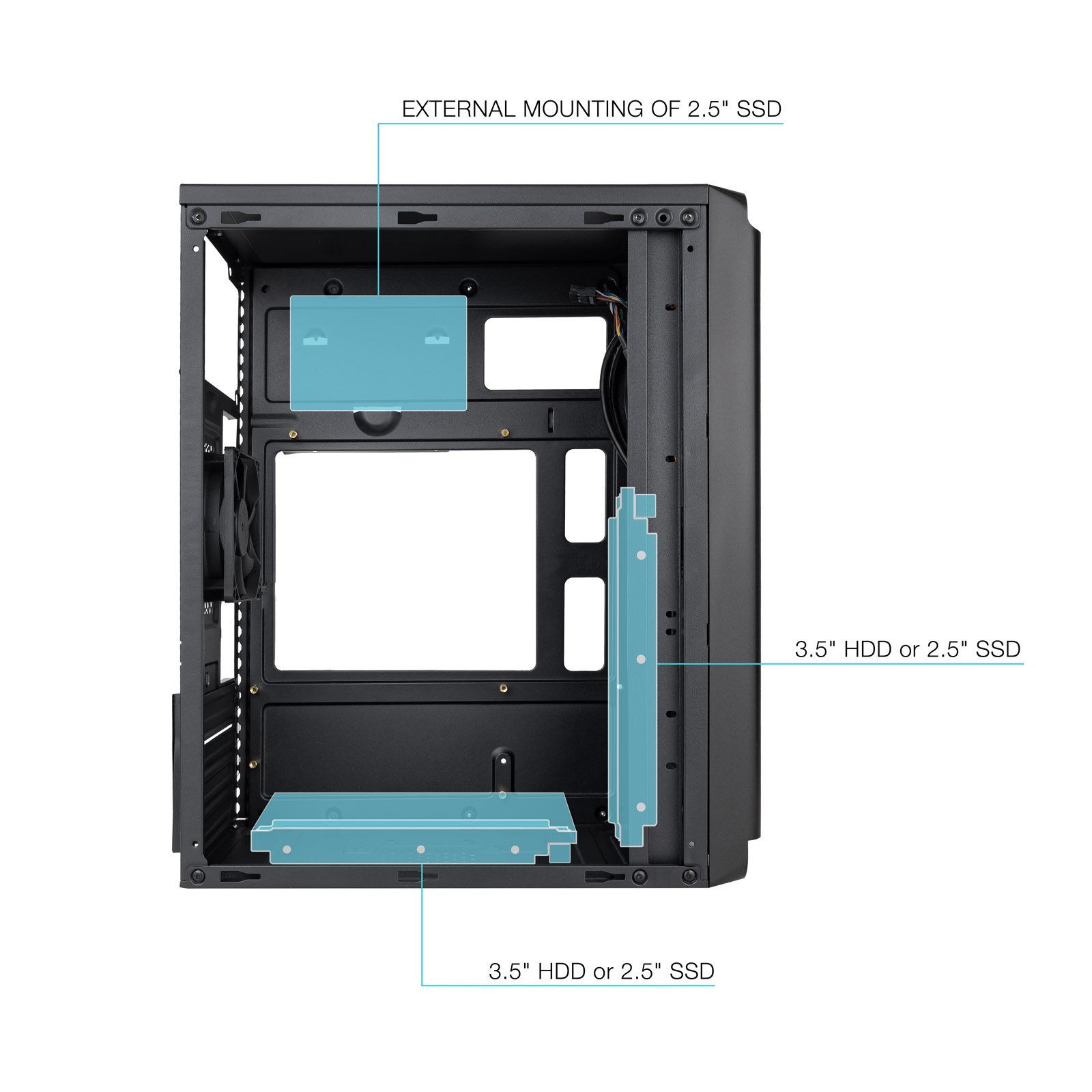 CAJA ORDENADOR TOOQ TQC-4702U3C-B MICRO ATX
