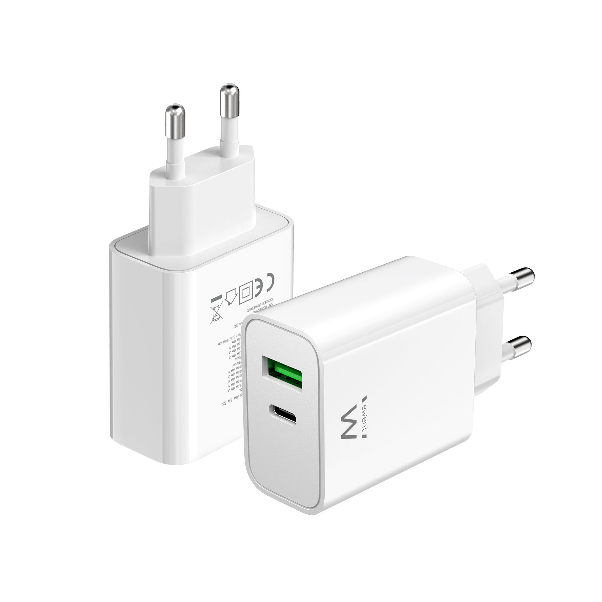 CARGADOR EWENT EW1325 30W USB TIPO A / USB TIPO C