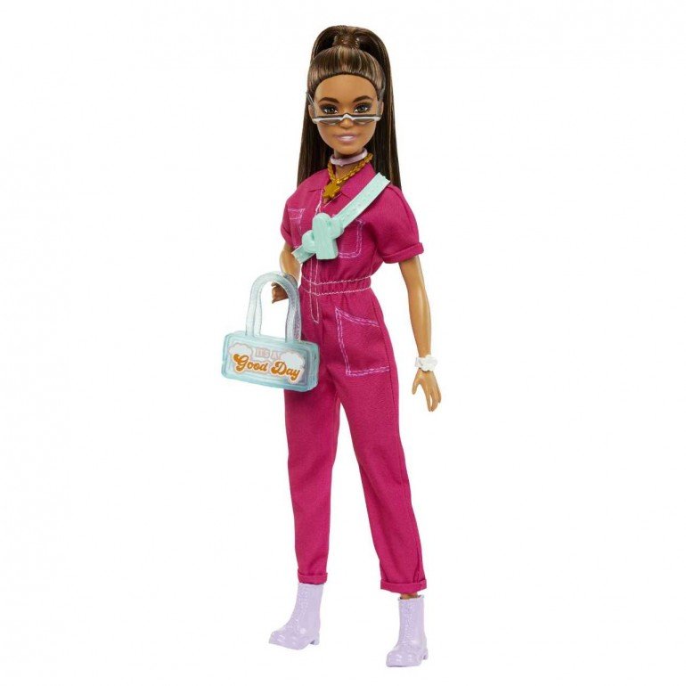MUÑECA BARBIE MATTEL MONO ROSA