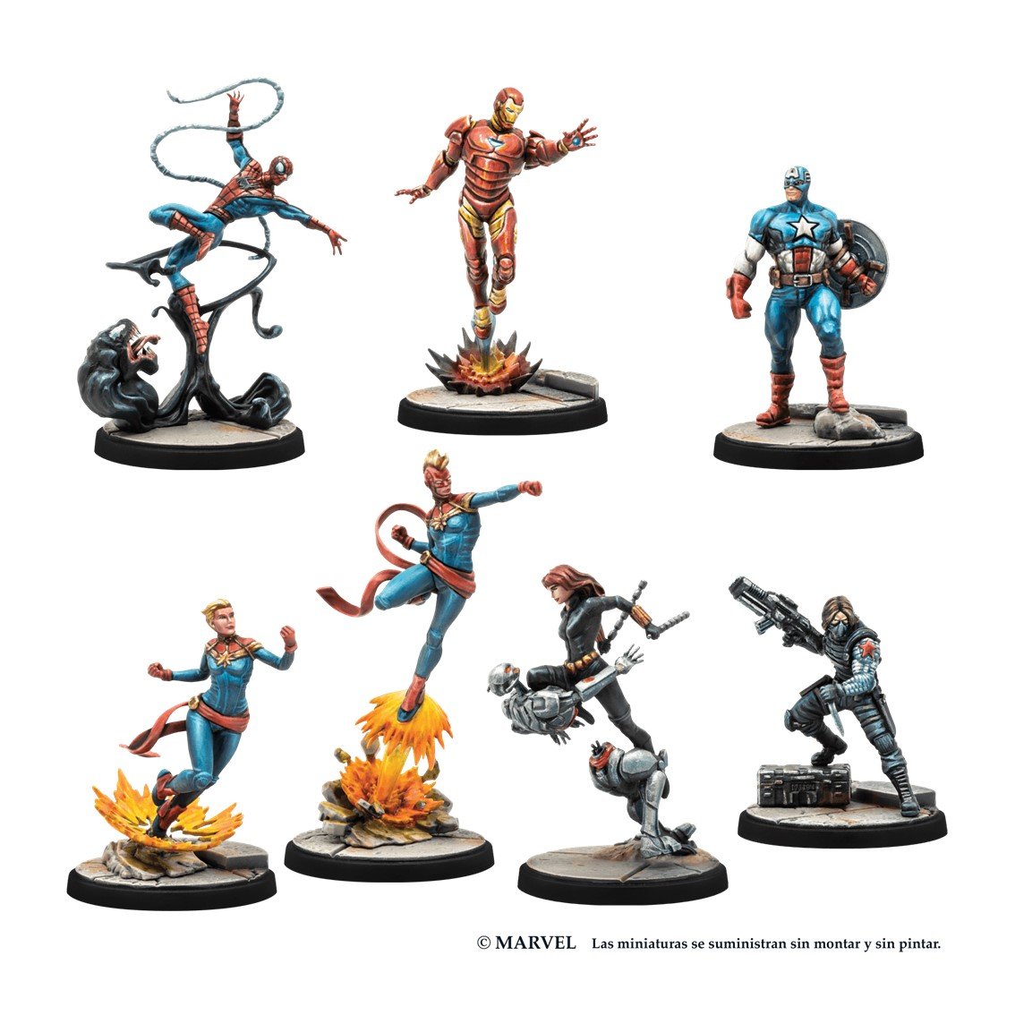 JUEGO DE MESA MARVEL CRISIS PROTOCOL CAJA INICIAL LOS MAS PODEROSOS DE LA TIERRA EDAD RECOMENDADA 14 AÑOS