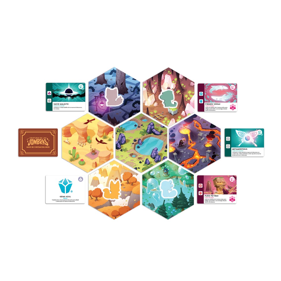 JUEGO DE MESA CRIATURAS DE LAS SOMBRAS EDAD RECOMENDADA 12 AÑOS