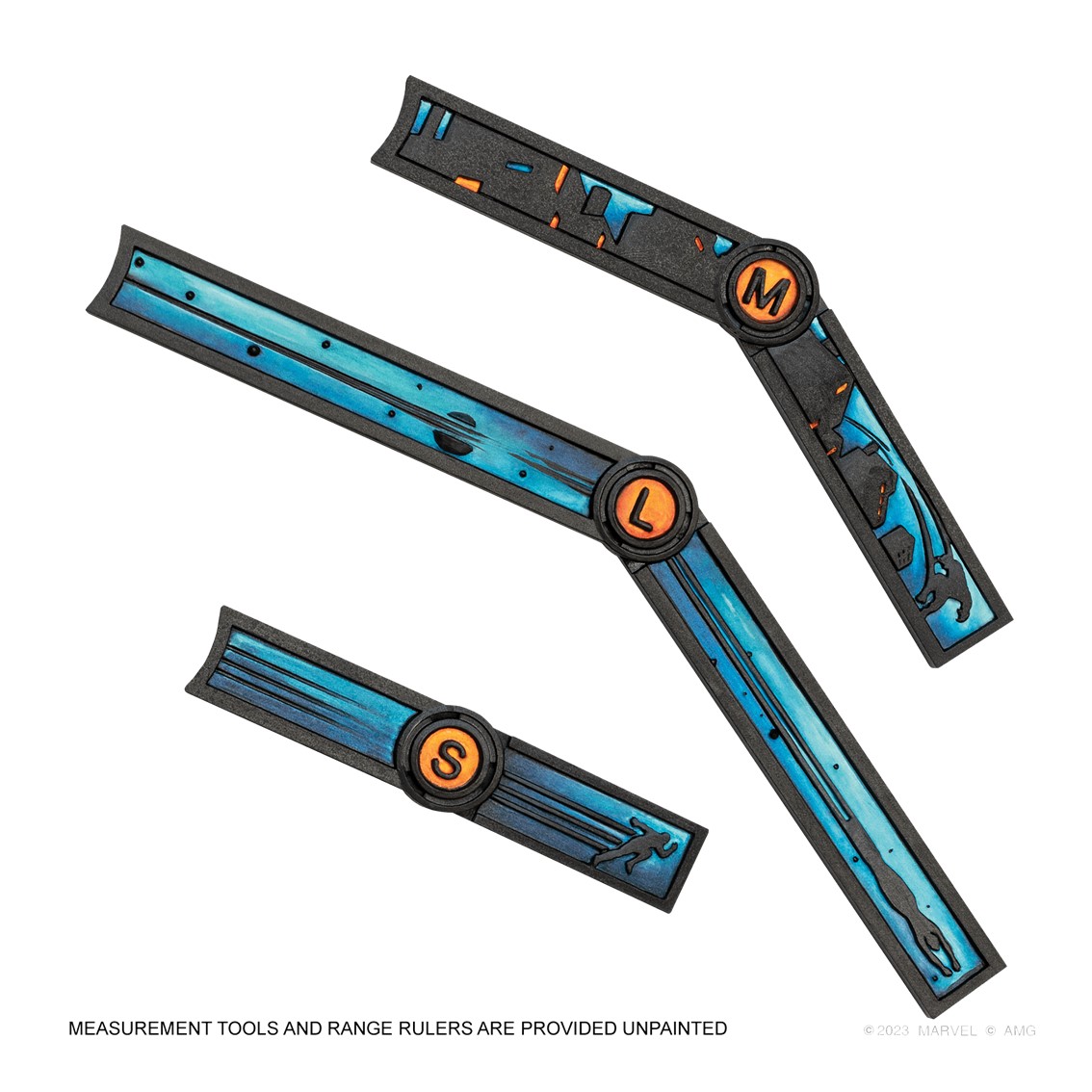 ACCESORIOS JUEGO DE MESA MARVEL CRISIS PROTOCOL MOVEMENT AND RANGE TOOLS PACK EDAD RECOMENDADA 14 AÑOS