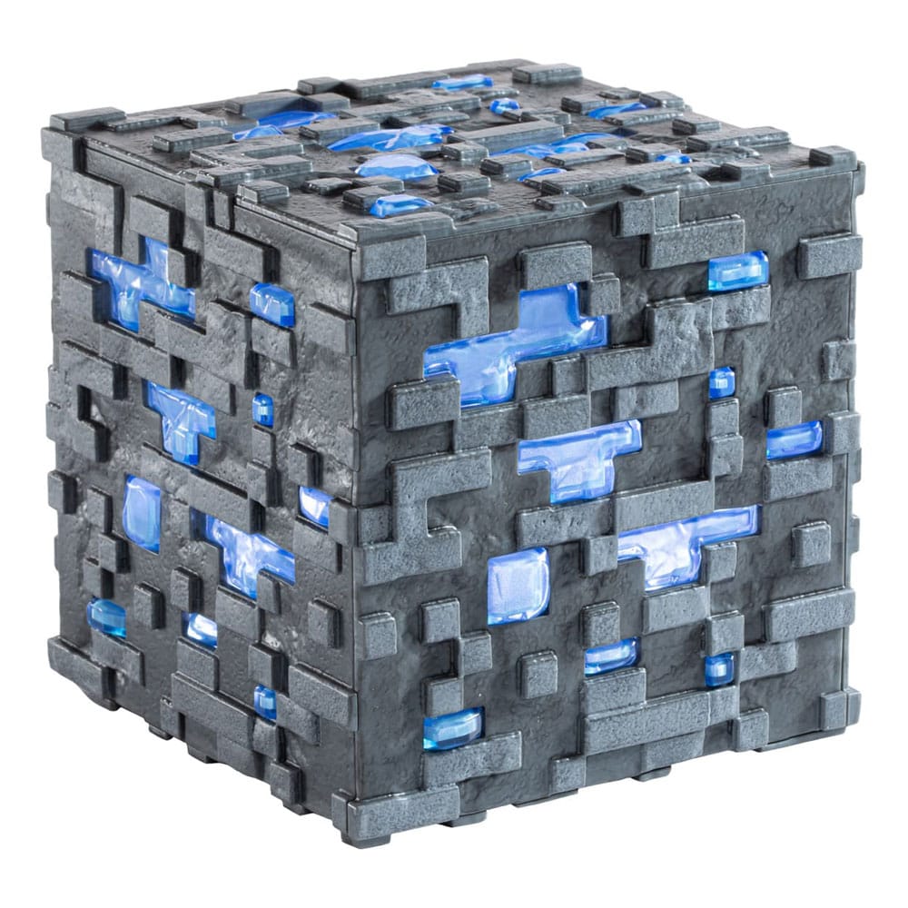RÉPLICA THE NOBLE COLLECTION MINECRAFT MENA DE DIAMANTE LUMINOSA