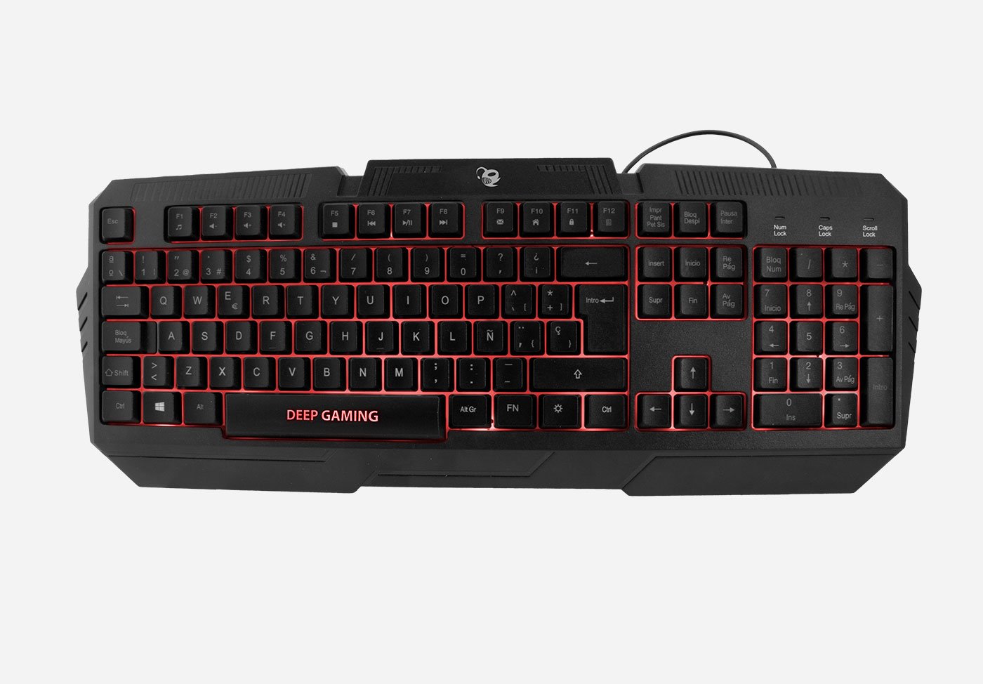 KIT TECLADO + RATON + AURICULARES + ALFOMBRILLA GAMING COOLBOX X-WING 2