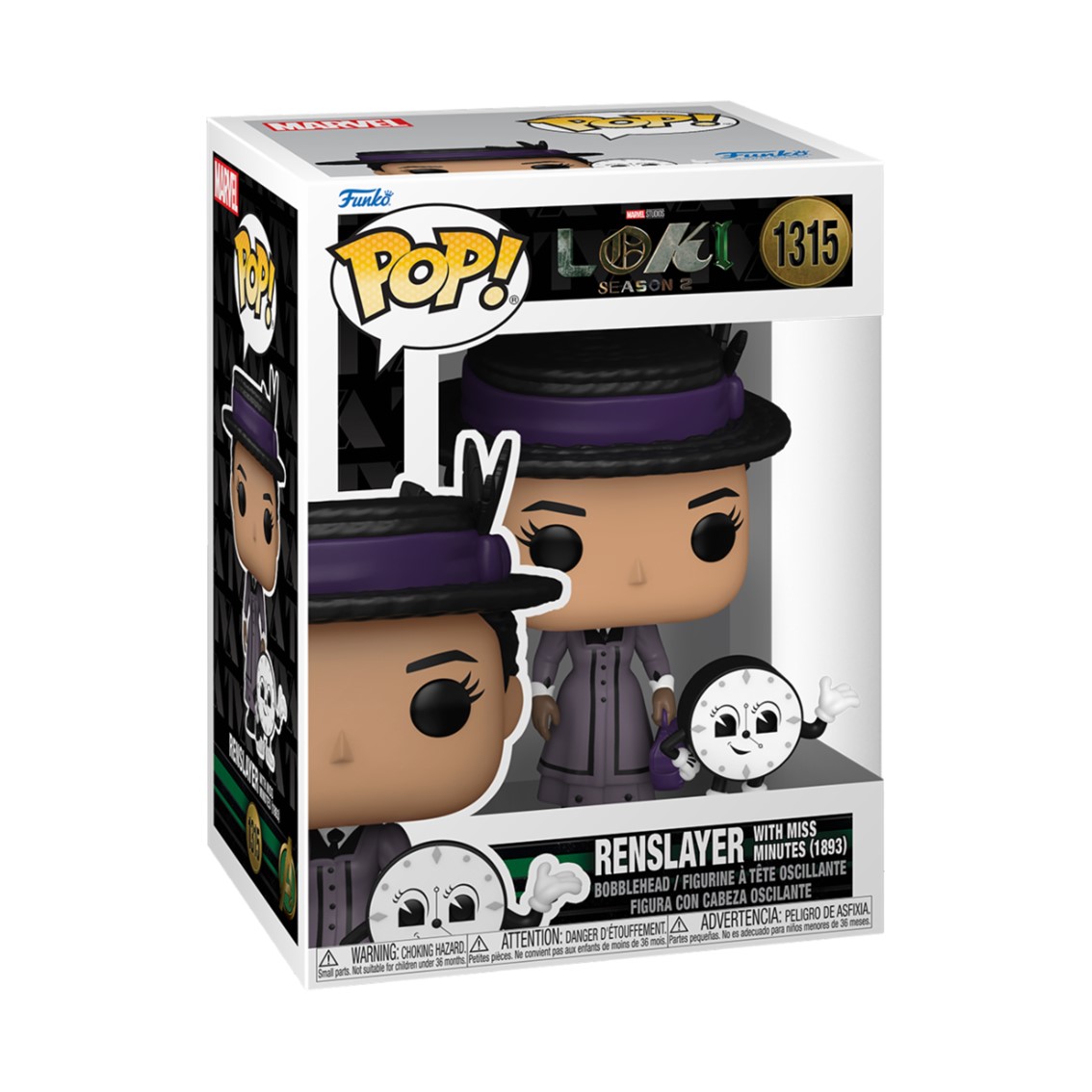 FUNKO POP MARVEL LOKI SEASON 2 RENSLAYER CON MISS MINUTES 72172