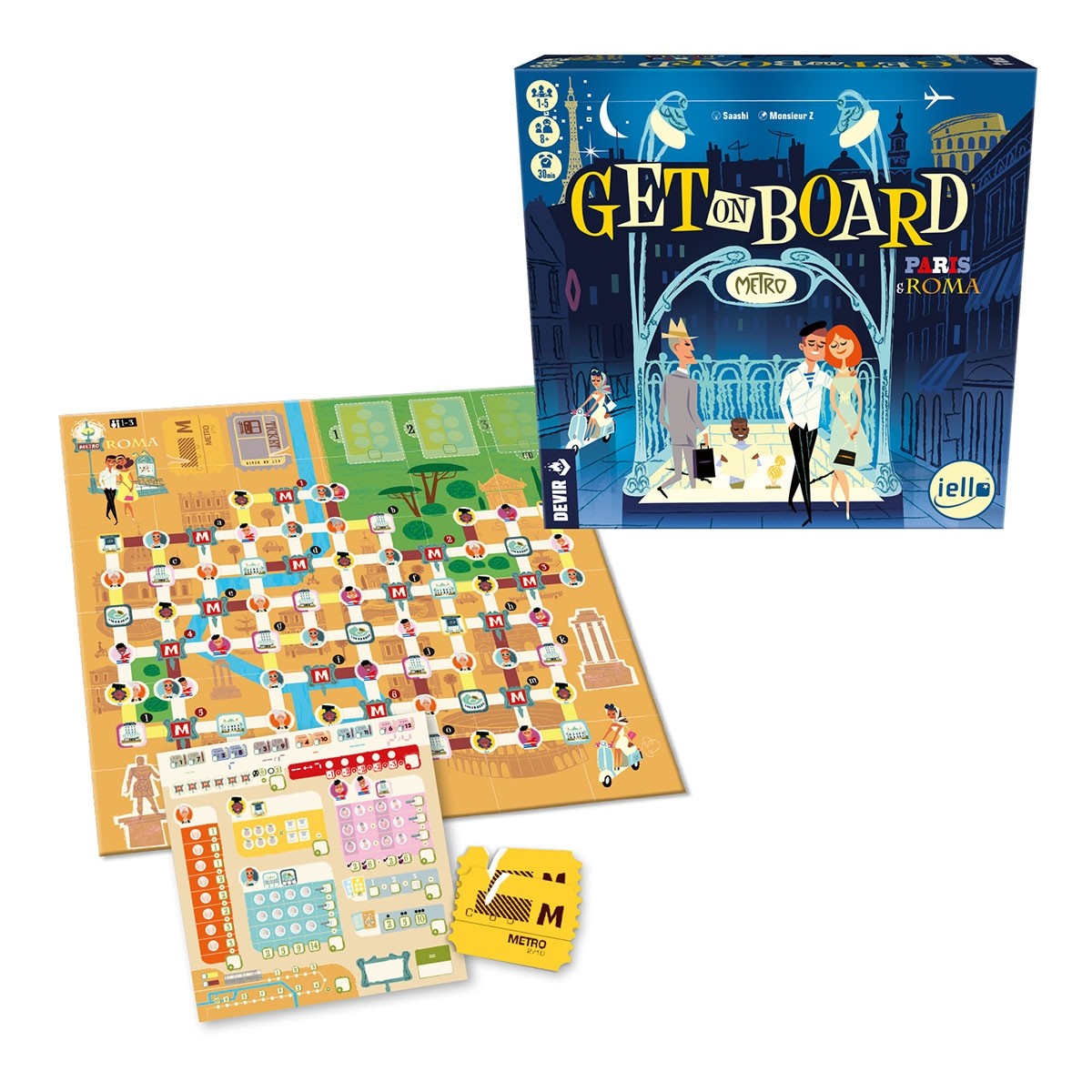 JUEGO DE MESA DEVIR GET ON BOARD