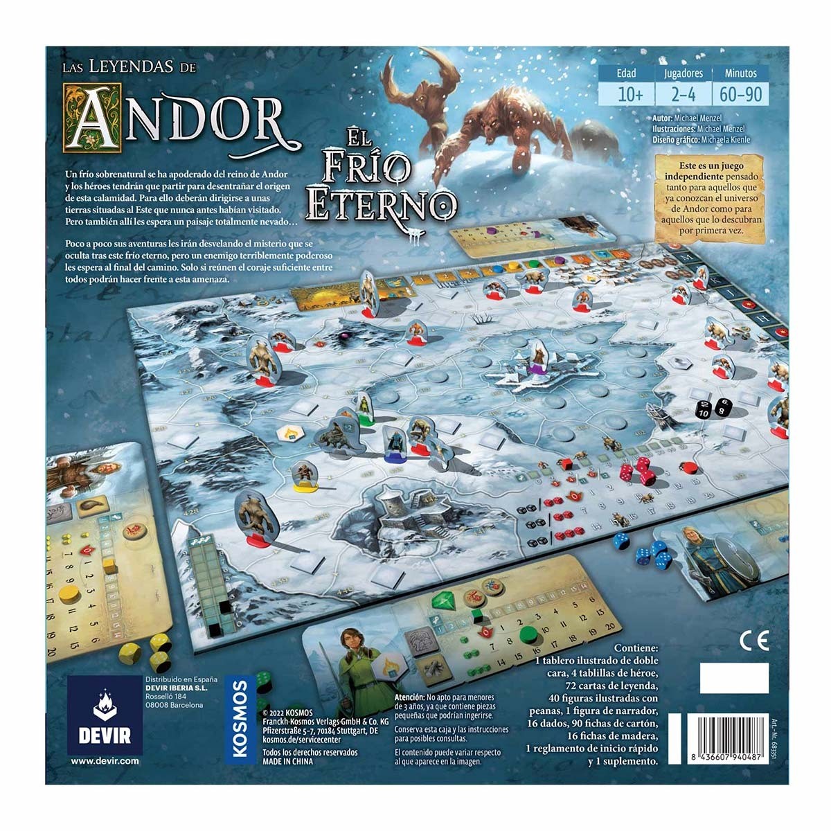 JUEGO DE MESA DEVIR LAS LEYENDAS DE ANDOR - EL FRÍO ETERNO
