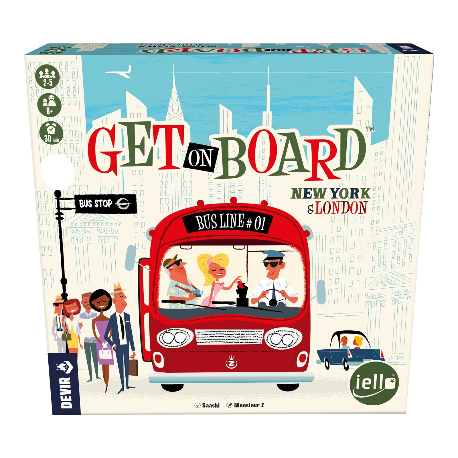 JUEGO DE MESA DEVIR GET ON BOARD NEW YORK & LONDON