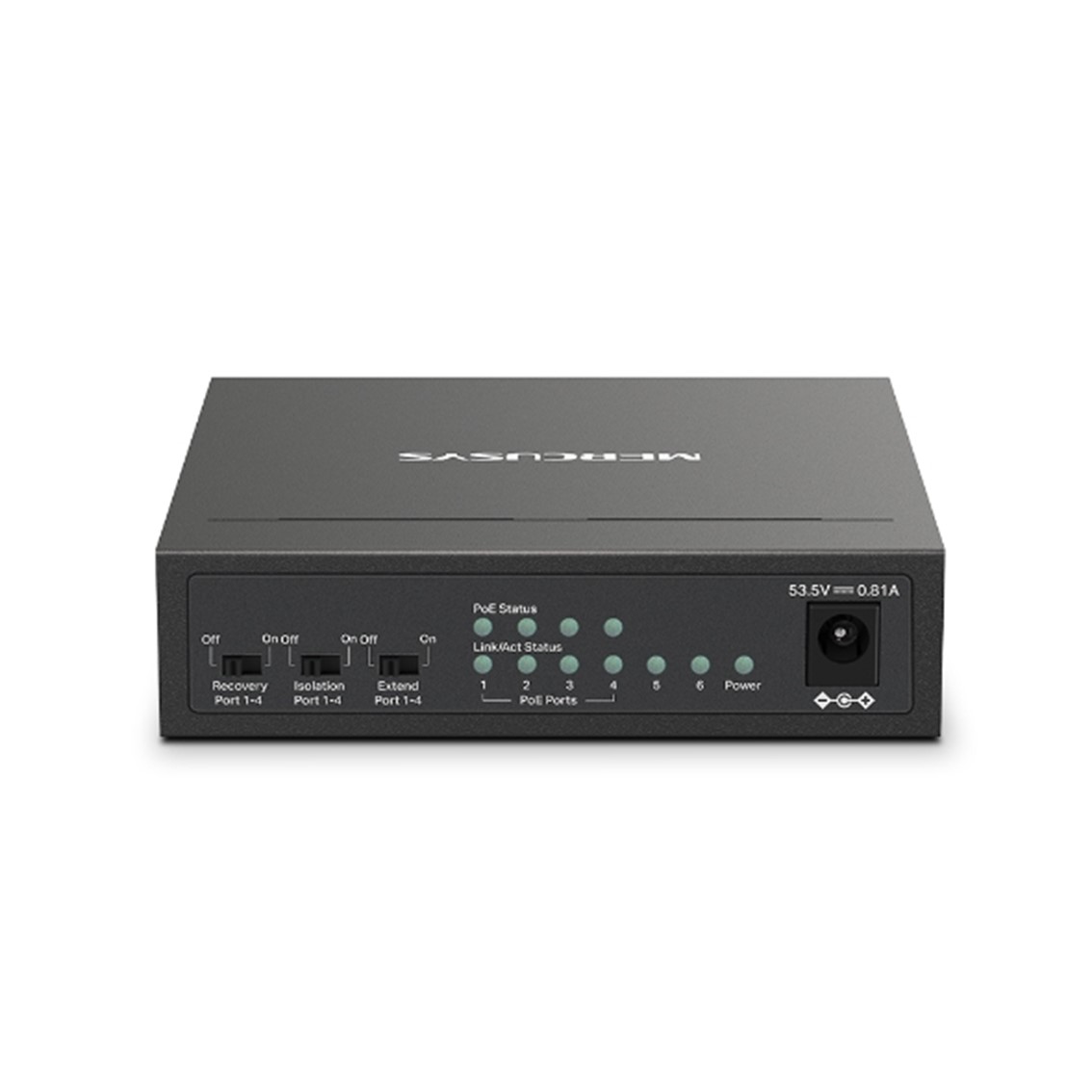 SWITCH MERCUSYS MS106LP 6 PUERTOS/ 10/100MBPS/ RJ45 4P POE