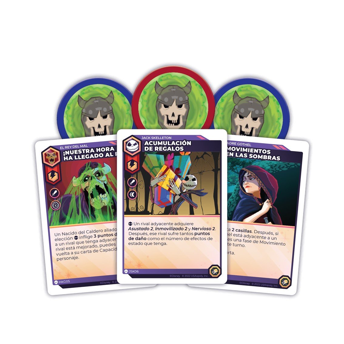 JUEGO DE MESA DISNEY SORCERER ARENA SOMBRAS Y ESCALOFRIOS EXPANSION EDAD RECOMENDADA 13 AÑOS