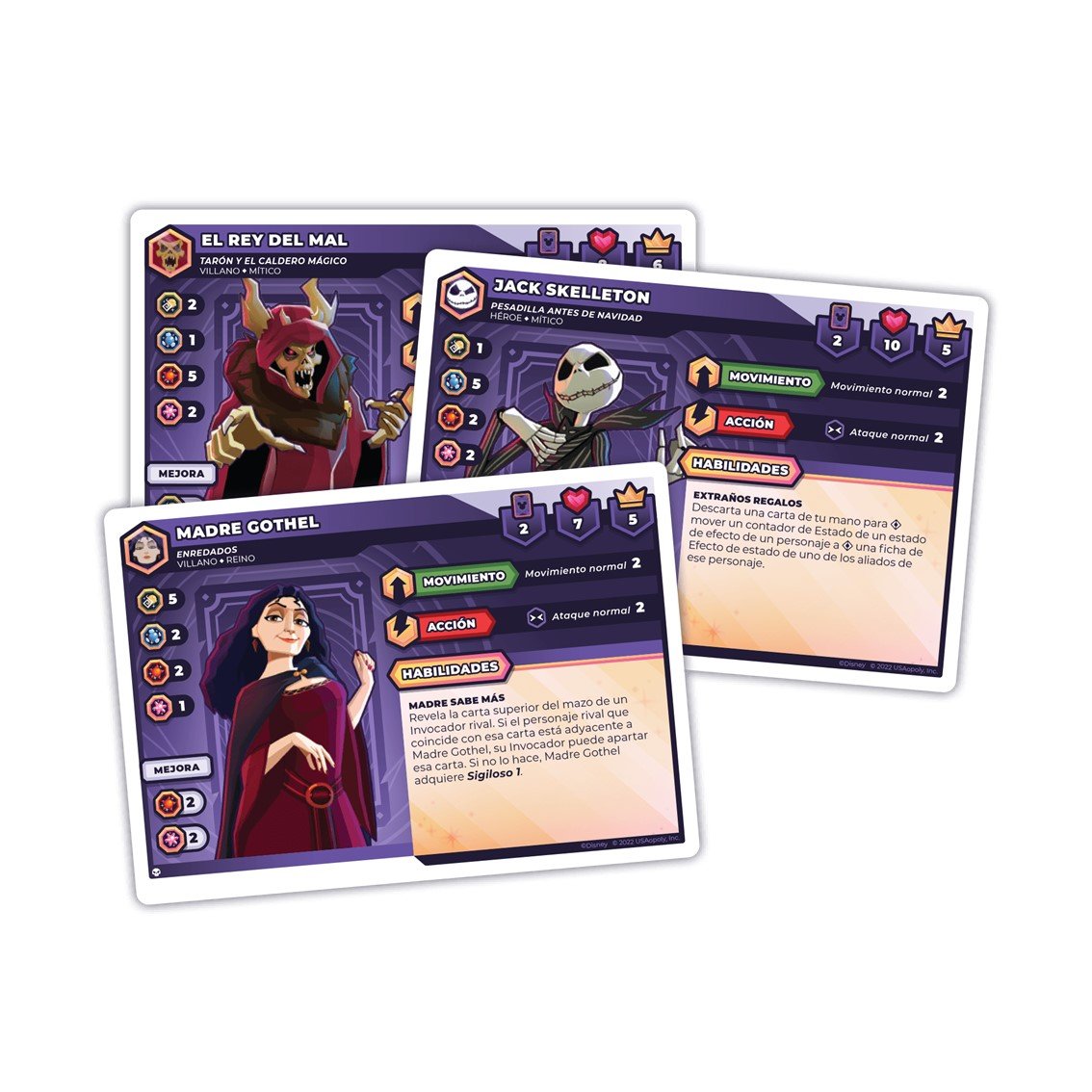 JUEGO DE MESA DISNEY SORCERER ARENA SOMBRAS Y ESCALOFRIOS EXPANSION EDAD RECOMENDADA 13 AÑOS