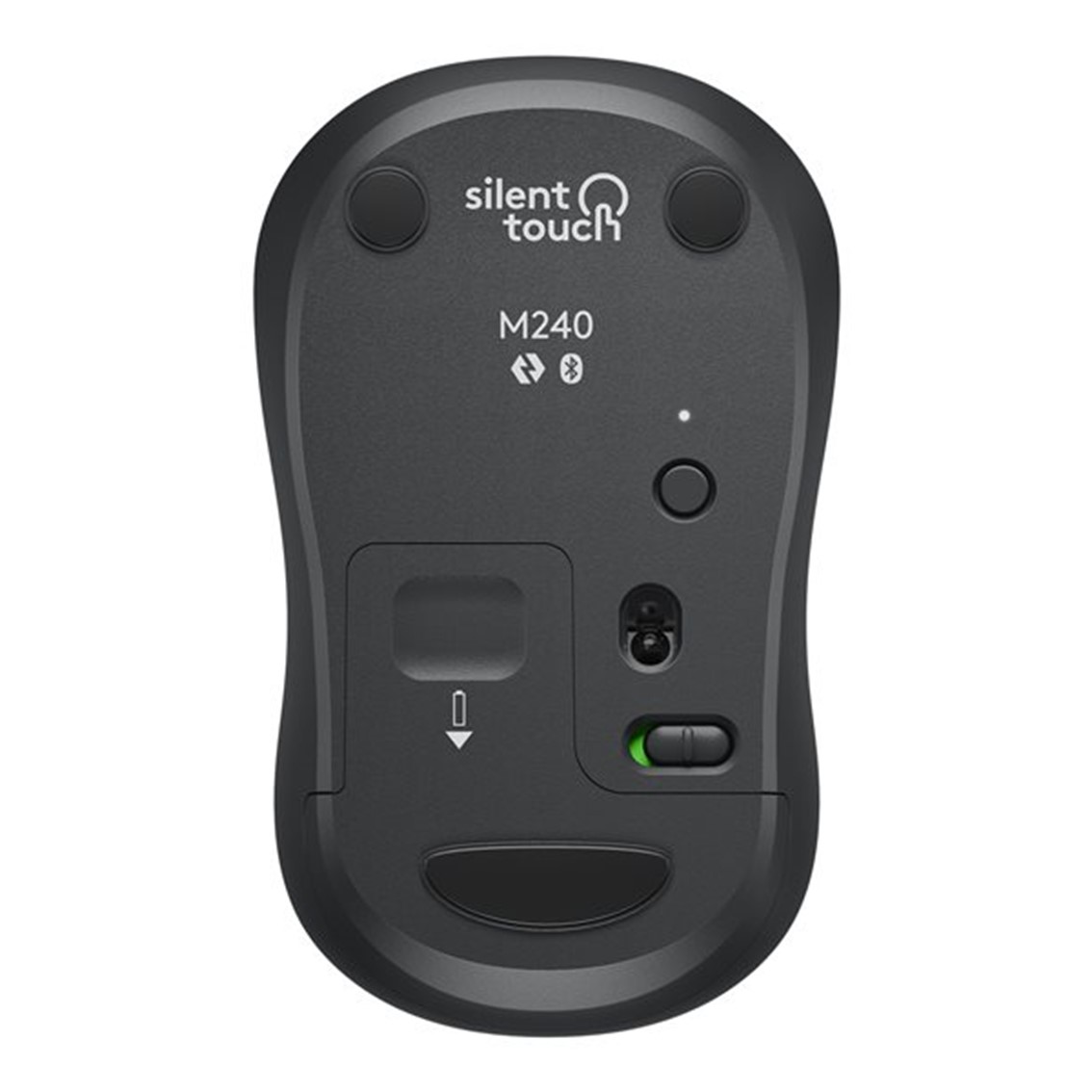MOUSE RATON LOGITECH M240 OPTICO BLUETOOTH SILENT GRAFITO