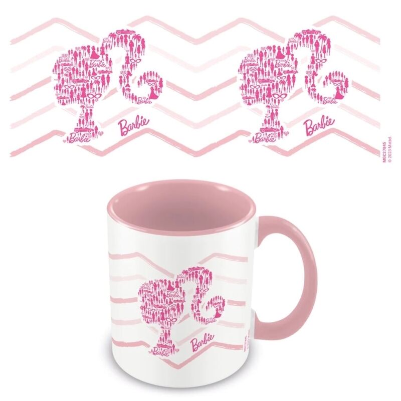 TAZA PYRAMID BARBIE SILUETA