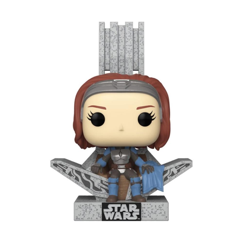FUNKO POP DELUXE MANDALORIAN BO KATAN EN EL TRONO 76545