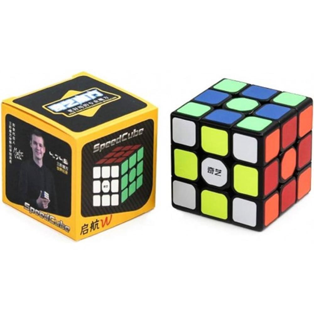 CUBO DE RUBIK QIYI SAIL 3X3 W NEGRO