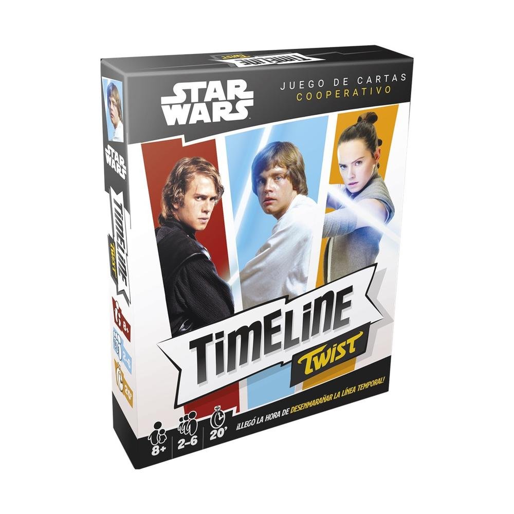 JUEGO DE MESA TIMELINE TWIST STAR WARS EDAD RECOMENDADA 8 AÑOS