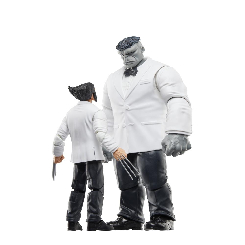 SET FIGURAS HASBRO MARVEL LEGENDS SERIES WOLVERINE PATH & HULK