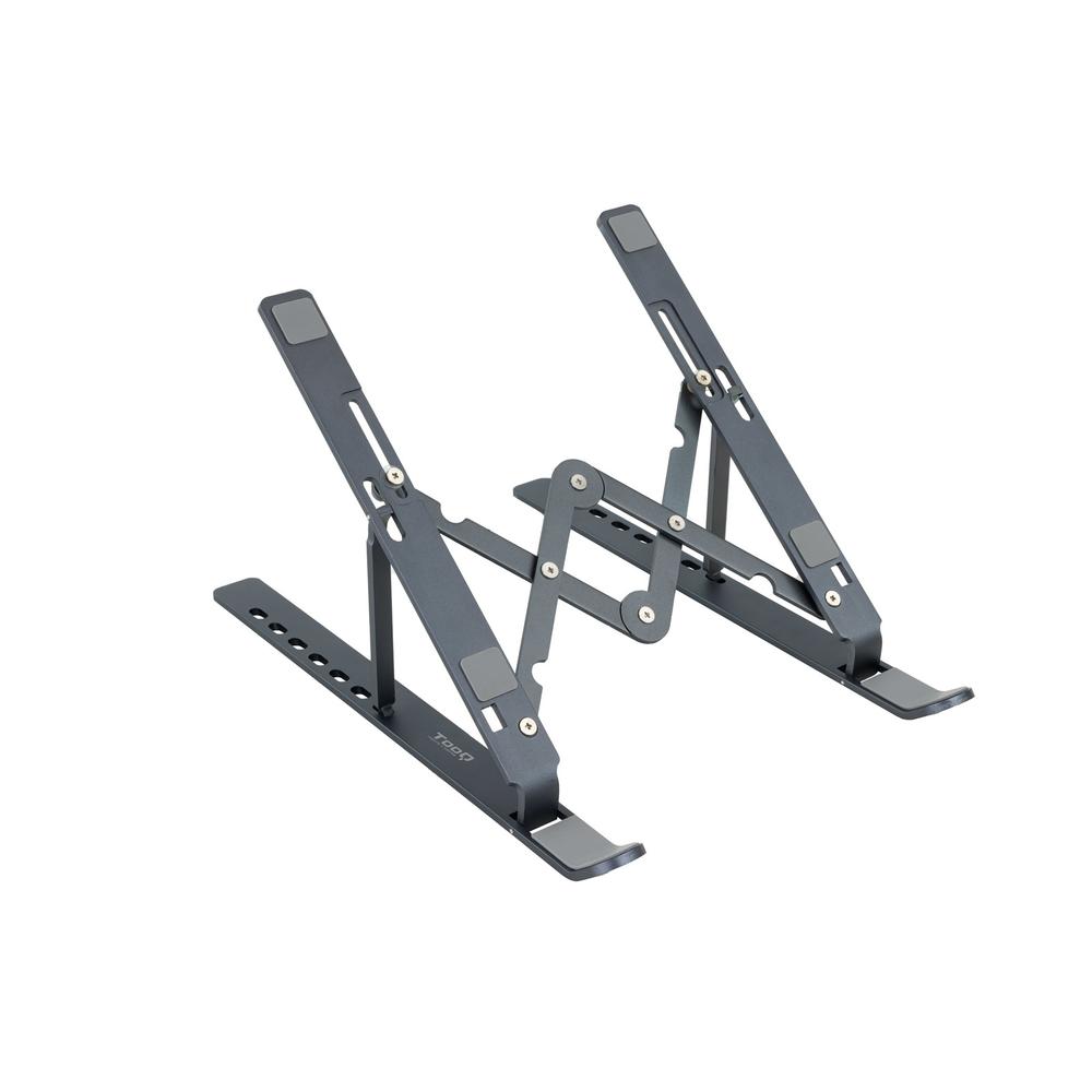 SOPORTE / BASE ELEVADOR TOOQ PARA PORTATIL TABLETS LIBROS GRIS