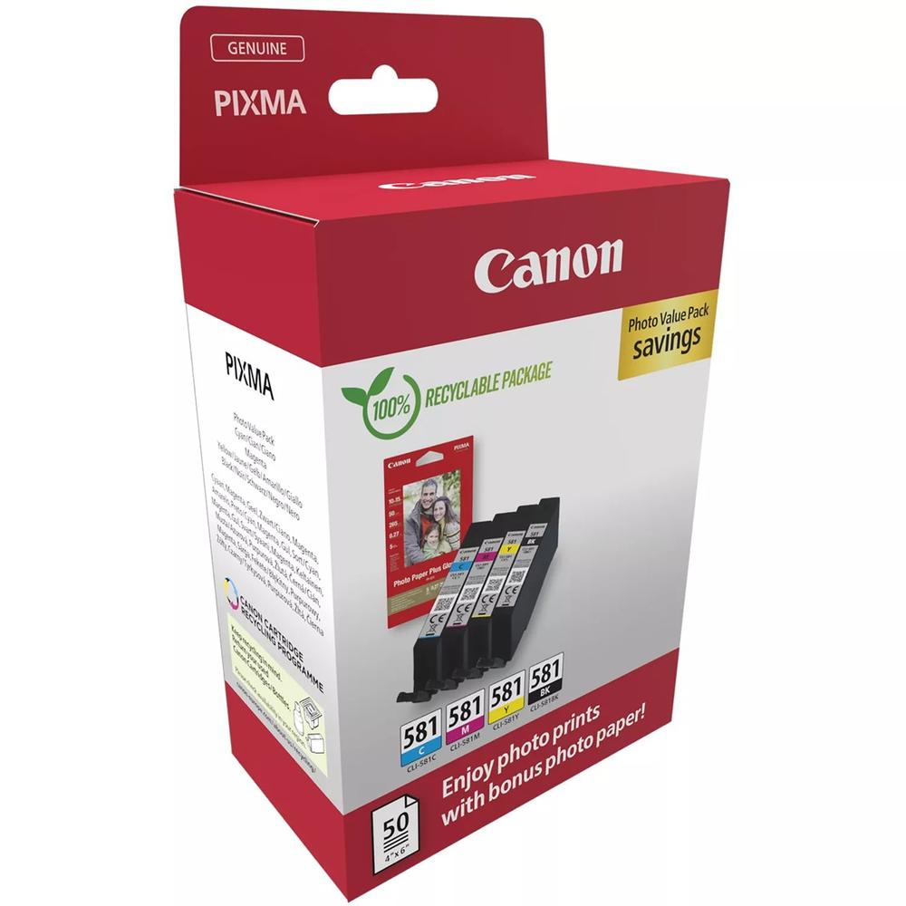 MULTIPACK CANON CLI 581 BK/C/M/Y