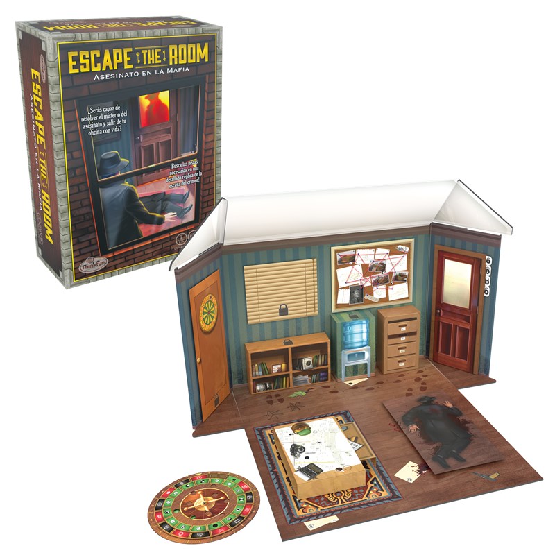 JUEGO DE MESA ESCAPE THE ROOM ASESINATO EN LA MAFIA