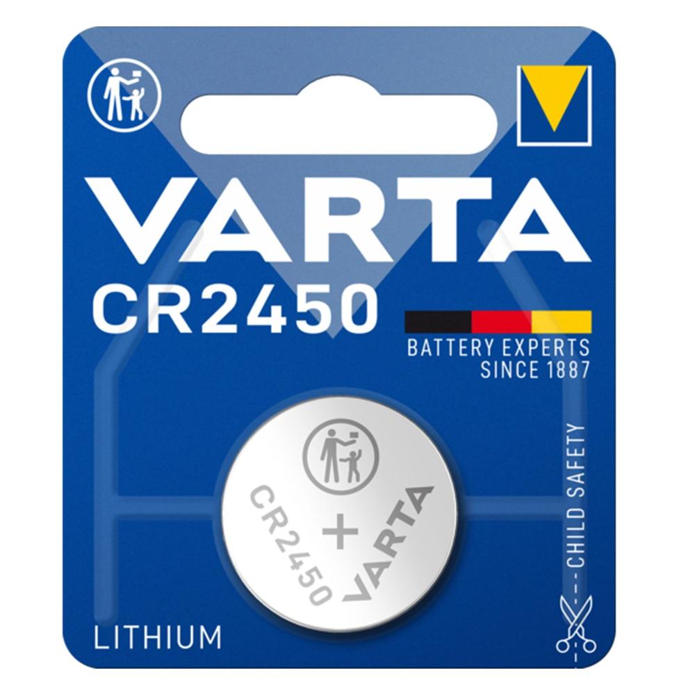 BLISTER PILAS VARTA LITIO BOTON 3V CR2450