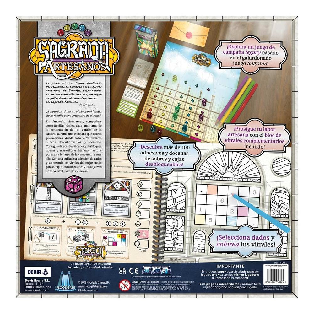 JUEGO DE MESA DEVIR SAGRADA ARTESANOS
