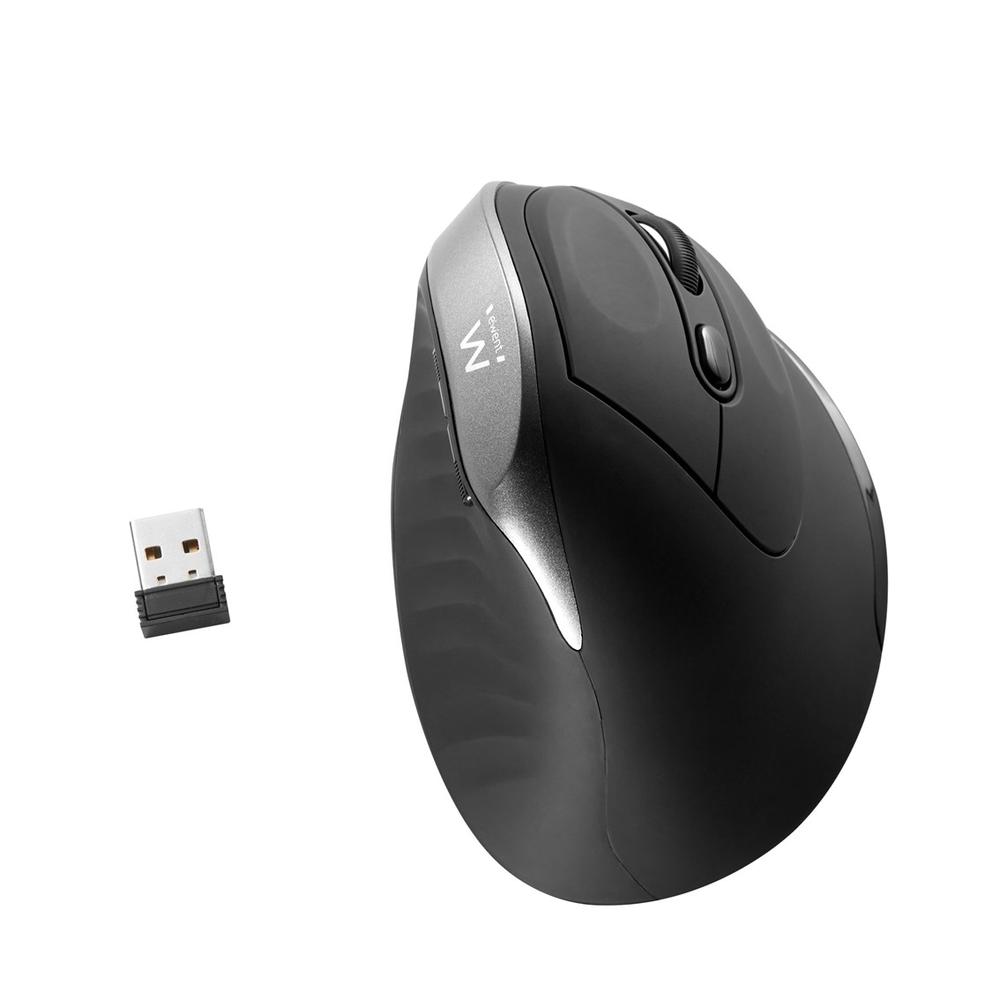 RATON ERGONOMICO INALAMBRICO EWENT EW3229 GRIS