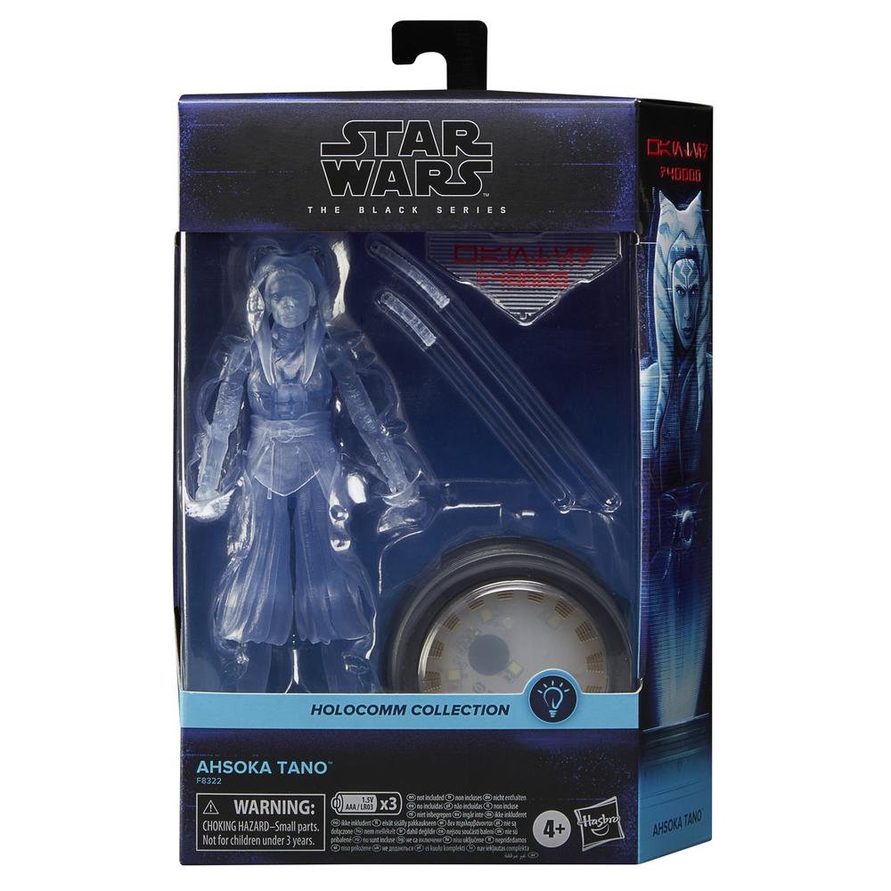 FIGURA HASBRO STAR WARS THE BLACK SERIES HOLOCOMM COLLECTION AHSOKA TANO