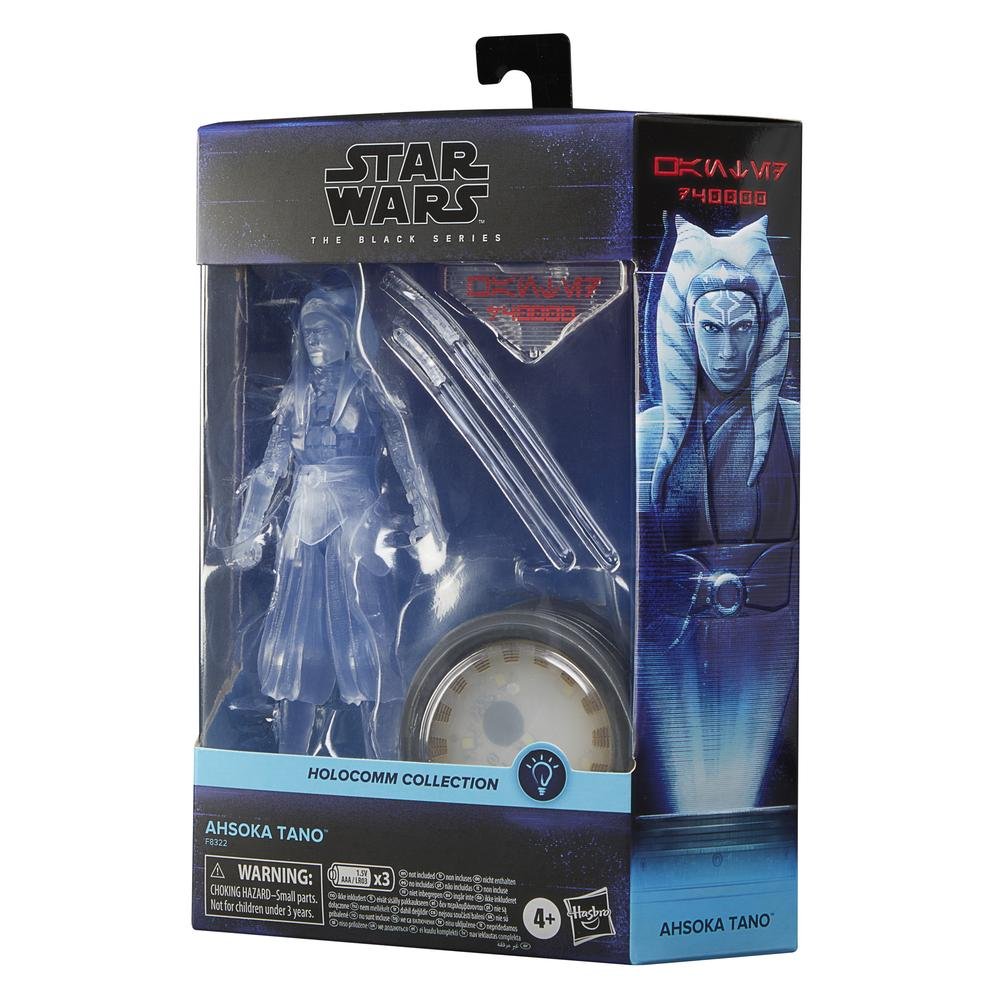 FIGURA HASBRO STAR WARS THE BLACK SERIES HOLOCOMM COLLECTION AHSOKA TANO