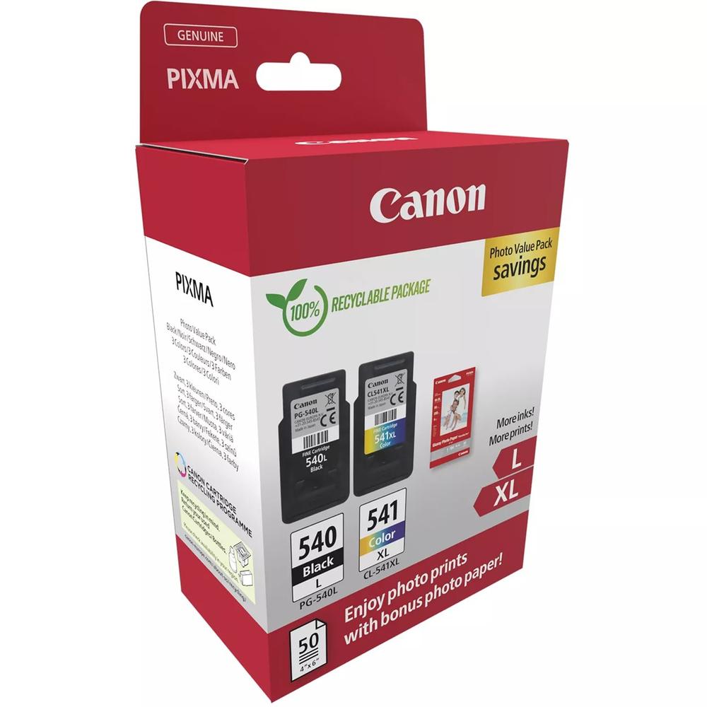 MULTIPACK CANON PG-540L/CL-541XL + PAPEL FOTOGRAFICO