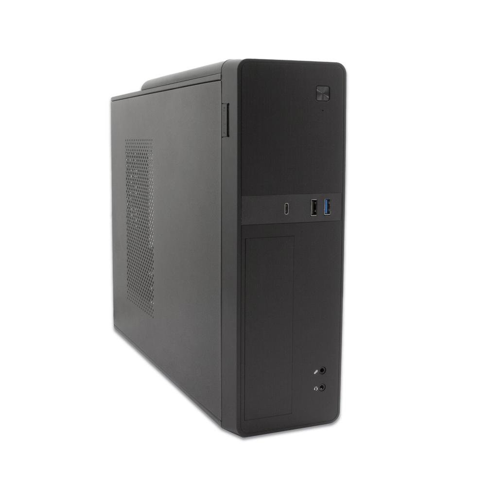 CAJA ORDENADOR SOBREMESA COOLBOX MICROATX SLIM T310 USB-C LECTOR DE TARJETAS FUENTE SFX 300W BRONZE INCLUIDA