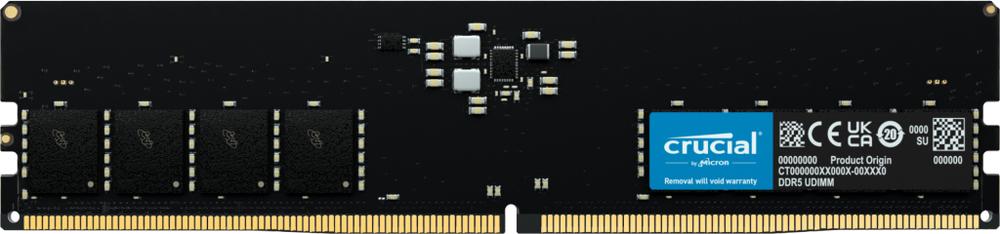 MEMORIA RAM DDR5 32GB CRUCIAL / UDIMM / 5600 MHZ / PC5 44800 / CL46