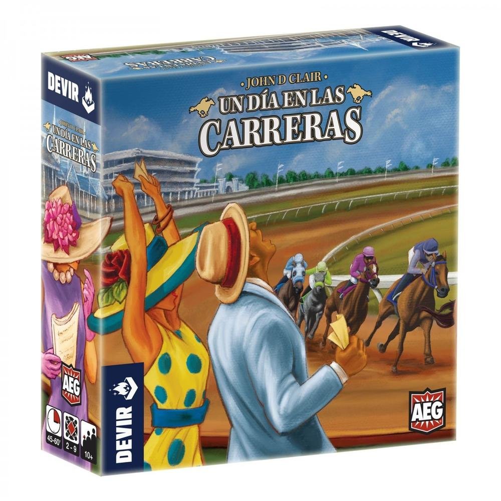 JUEGO DE MESA DEVIR UN DÍA EN LAS CARRERAS