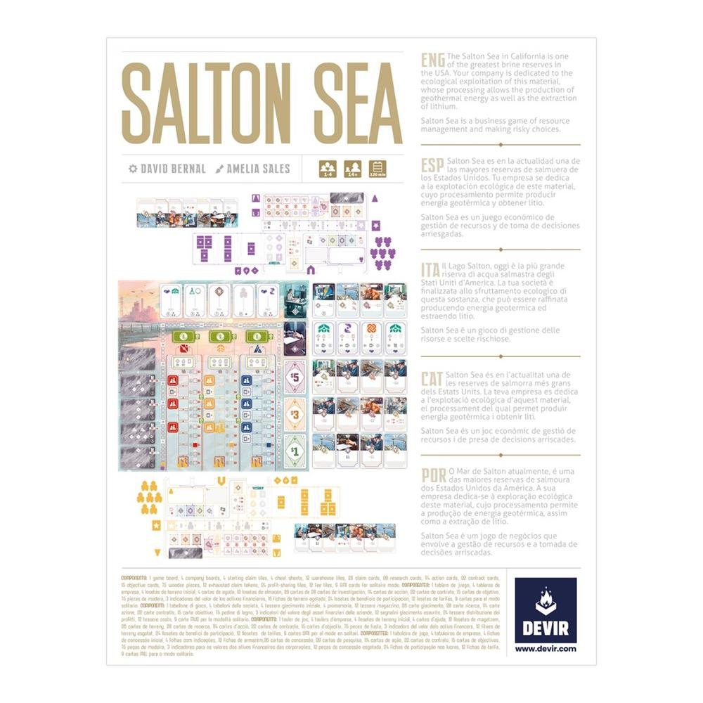 JUEGO DE MESA DEVIR SALTON SEA