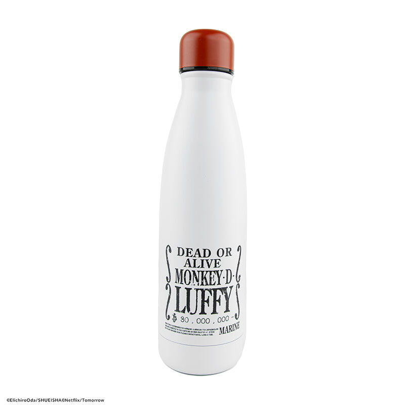 BOTELLA ISOTÉRMICA CINEREPLICAS ONE PIECE WANTED LUFFY