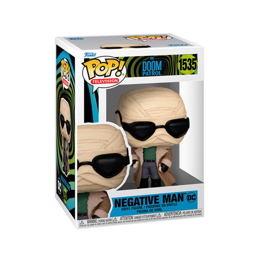 FUNKO POP DC COMICS DOOM PATROL LARRY TRAINOR NEGATIVE MAN 75895