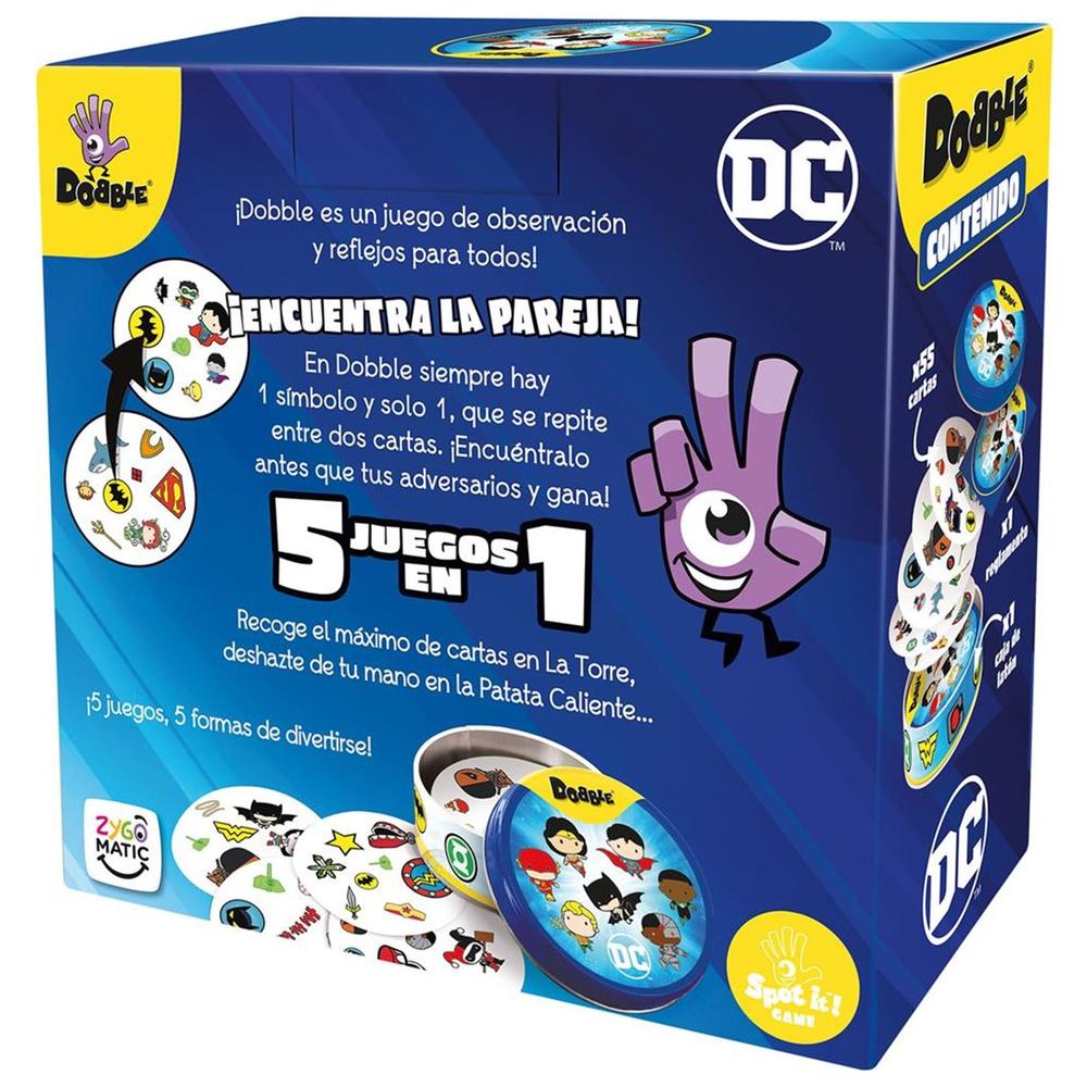 JUEGO DE MESA DOBBLE DC UNIVERSE