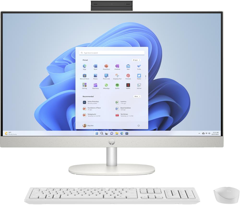 ORDENADOR ALL IN ONE HP 27-cr0026ns 27" Ryzen 3-7320U/ 8GB/ 512GB/ W11/ TECLADO Y RATON