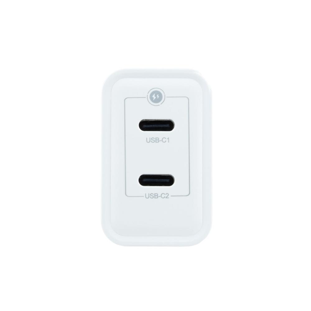 CARGADOR USB DE PARED COOLBOX 35W GAN 2 X USB TIPO C