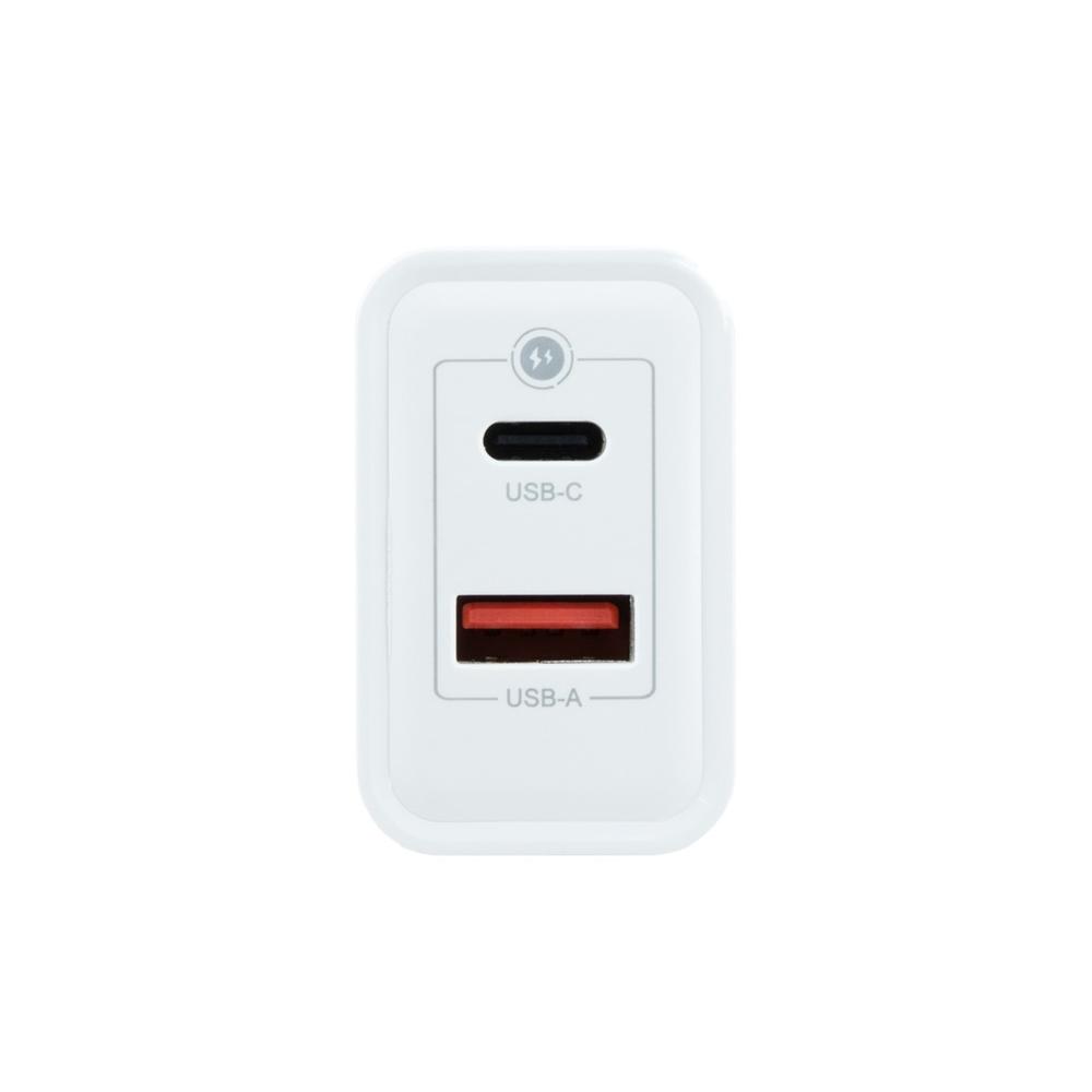 CARGADOR USB DE PARED COOLBOX 45W GAN USB TIPO A / USB TIPO C