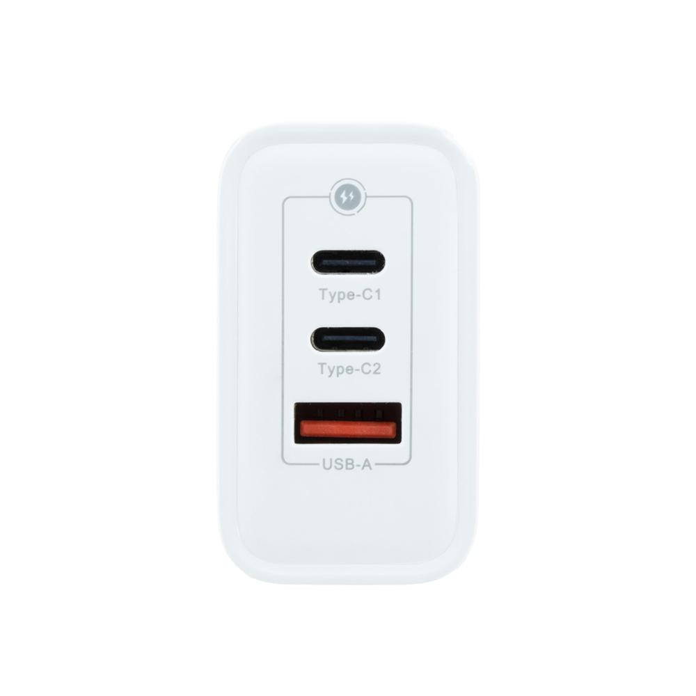 CARGADOR USB DE PARED COOLBOX 65W GAN 2 X USB TIPO C / USB TIPO A