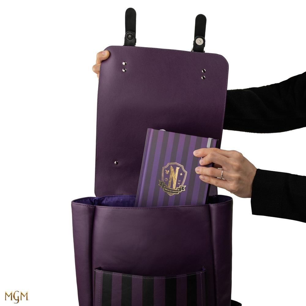 MOCHILA CINEREPLICAS NEVERMORE ACADEMY MORADO