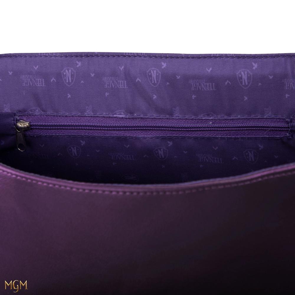 MOCHILA CINEREPLICAS NEVERMORE ACADEMY MORADO