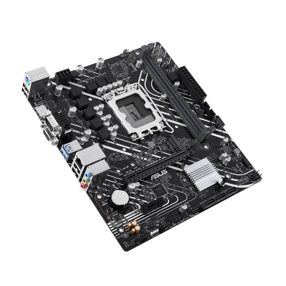PLACA BASE ASUS INTEL PRIME H610M-D SOCKET 1700 DDR5 X2 MAX 96GB 4800MHZ D-SUB HDMI mATX