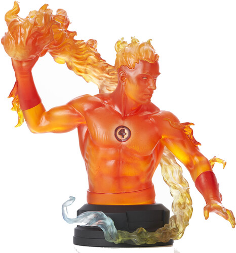 FIGURA MINI BUSTO DIAMOND MARVEL COMIC HUMAN TORCH 1/6 SCALE
